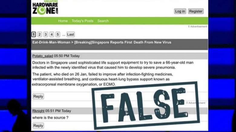 Correction notice issued by POFMA office over false post on Wuhan virus in Singapore