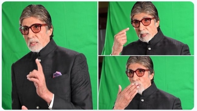 Socially responsible Amitabh Bachchan flaunts ‘Home Quarantined’ stamp