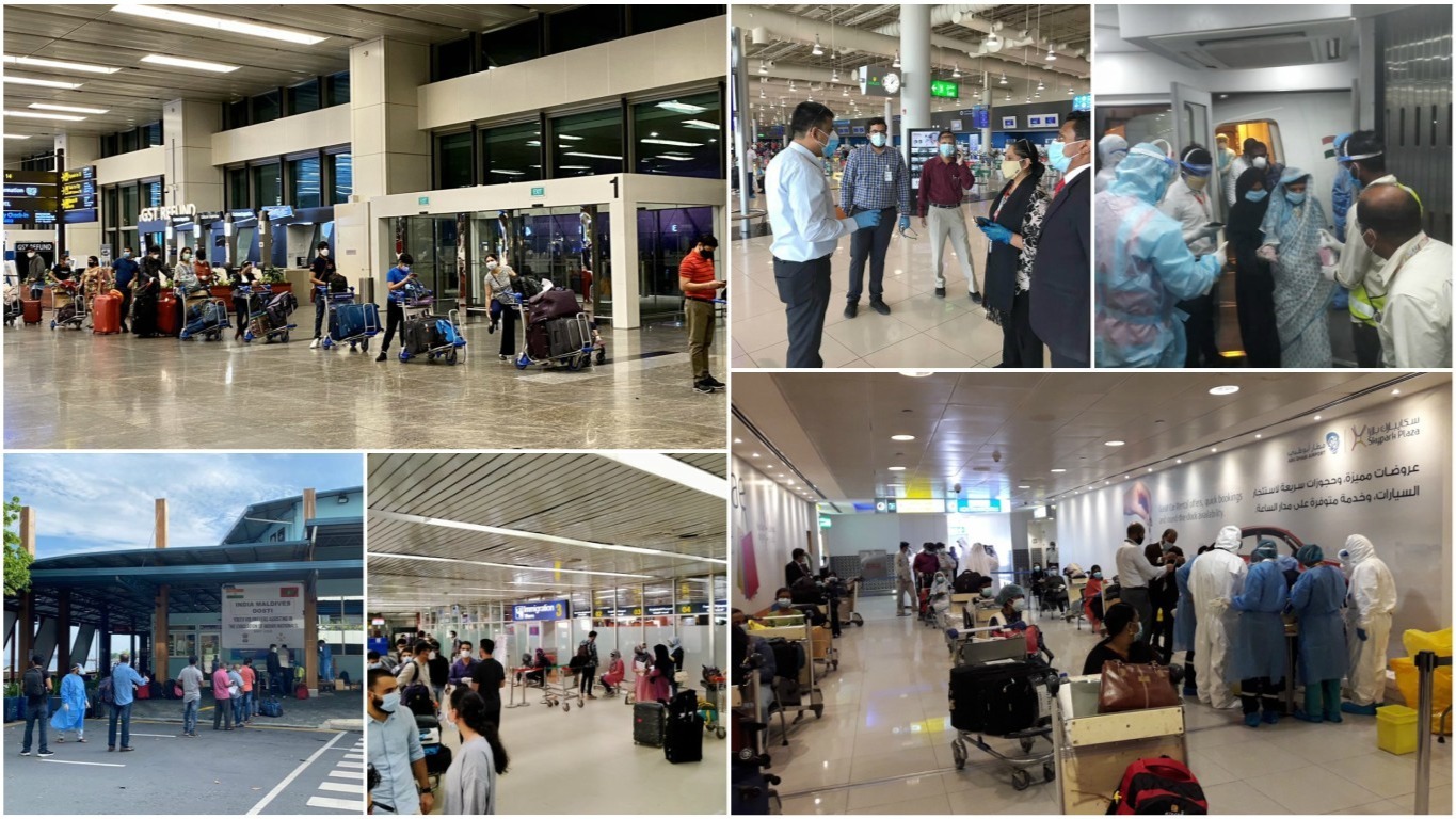 In Pics: Vande Bharat Mission brings home stranded Indians from across the world
