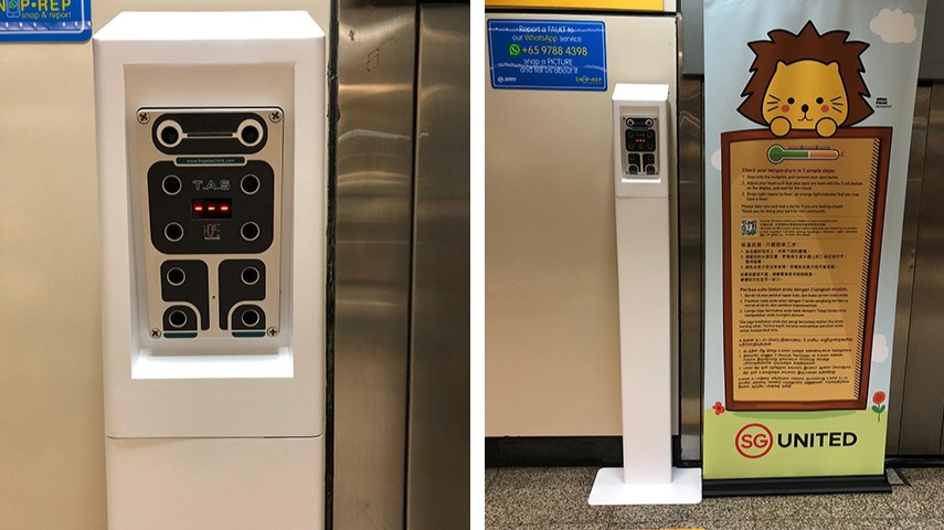 Singapore to put up contact-free temperature self-check kiosks at public transport locations