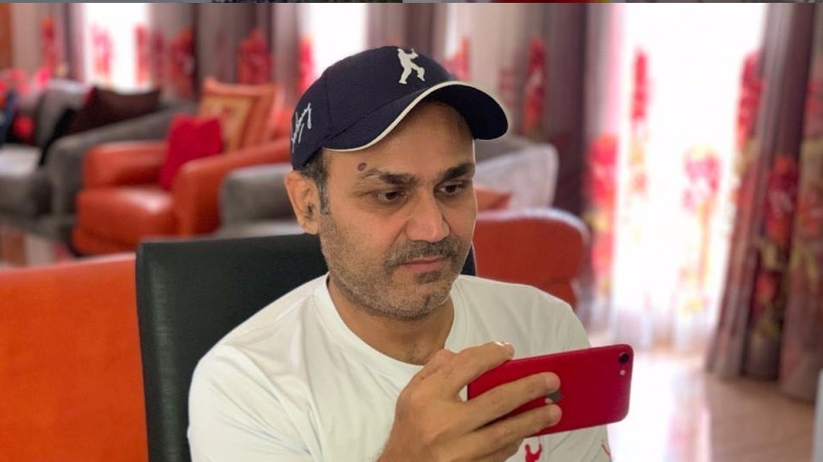“What a hug,” was the caption given by Sehwag to the video