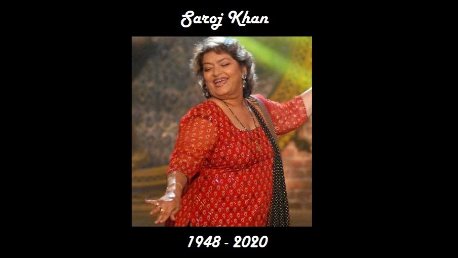 Prolific Bollywood choreographer Saroj Khan passes away at 71