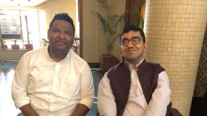 Indian disability rights activist Arman Ali takes part in US State Department event