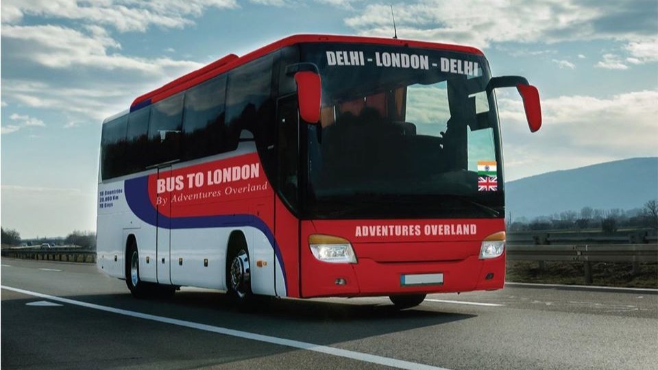 Delhi to London by bus? Indian company announces unique journey