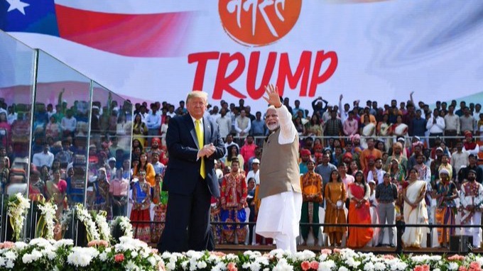 Republican campaign ad features Modi speech in Houston, Trump’s india visit