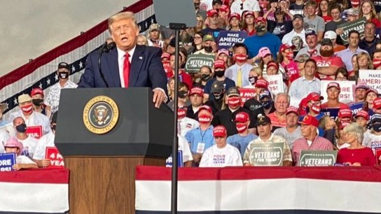 Twitter red flags Trump’s flu tweet playing down COVID-19