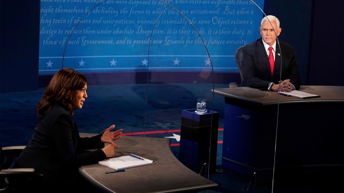Harris, Pence share honours in well-mannered Vice-Presidential debate