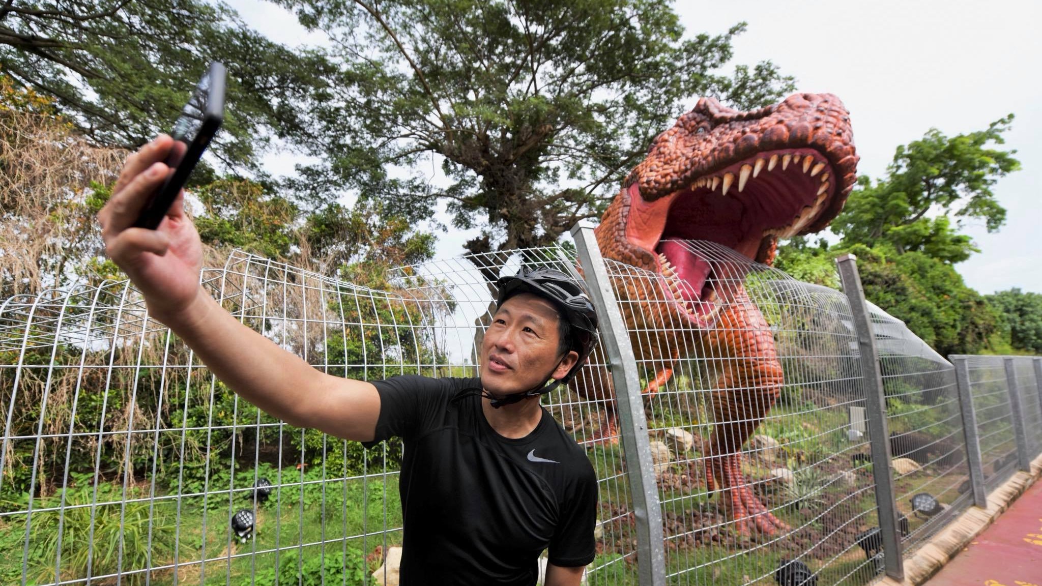 New Changi Airport Connector features life-sized dinosaur exhibits
