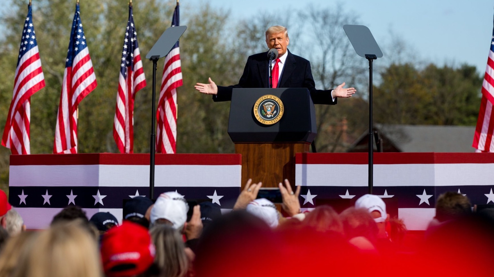 Donald Trump denies reports claiming he would prematurely declare election victory