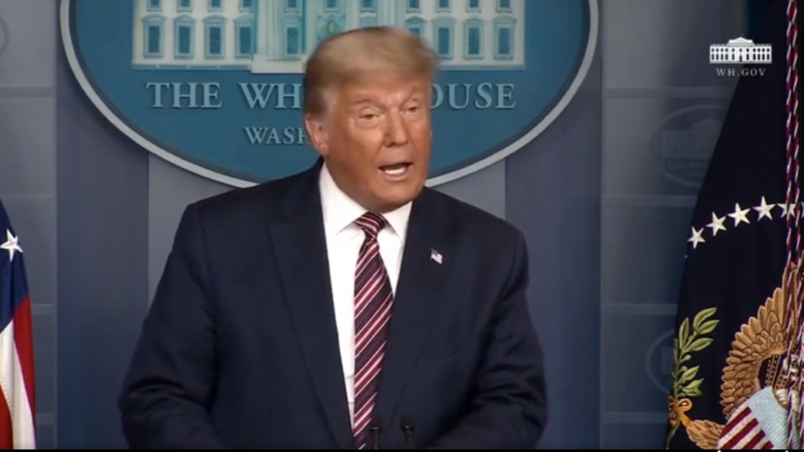 Trump says he will concede if Biden win is certified by Electoral College but says it would be mistake