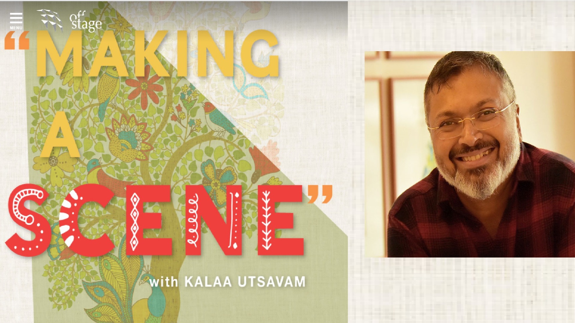 Listen to the impassioned Devdutt Pattanaik’s take on mythology in modern society, in Kalaa Utsavam 2020 ‘Making a Scene’ Podcast