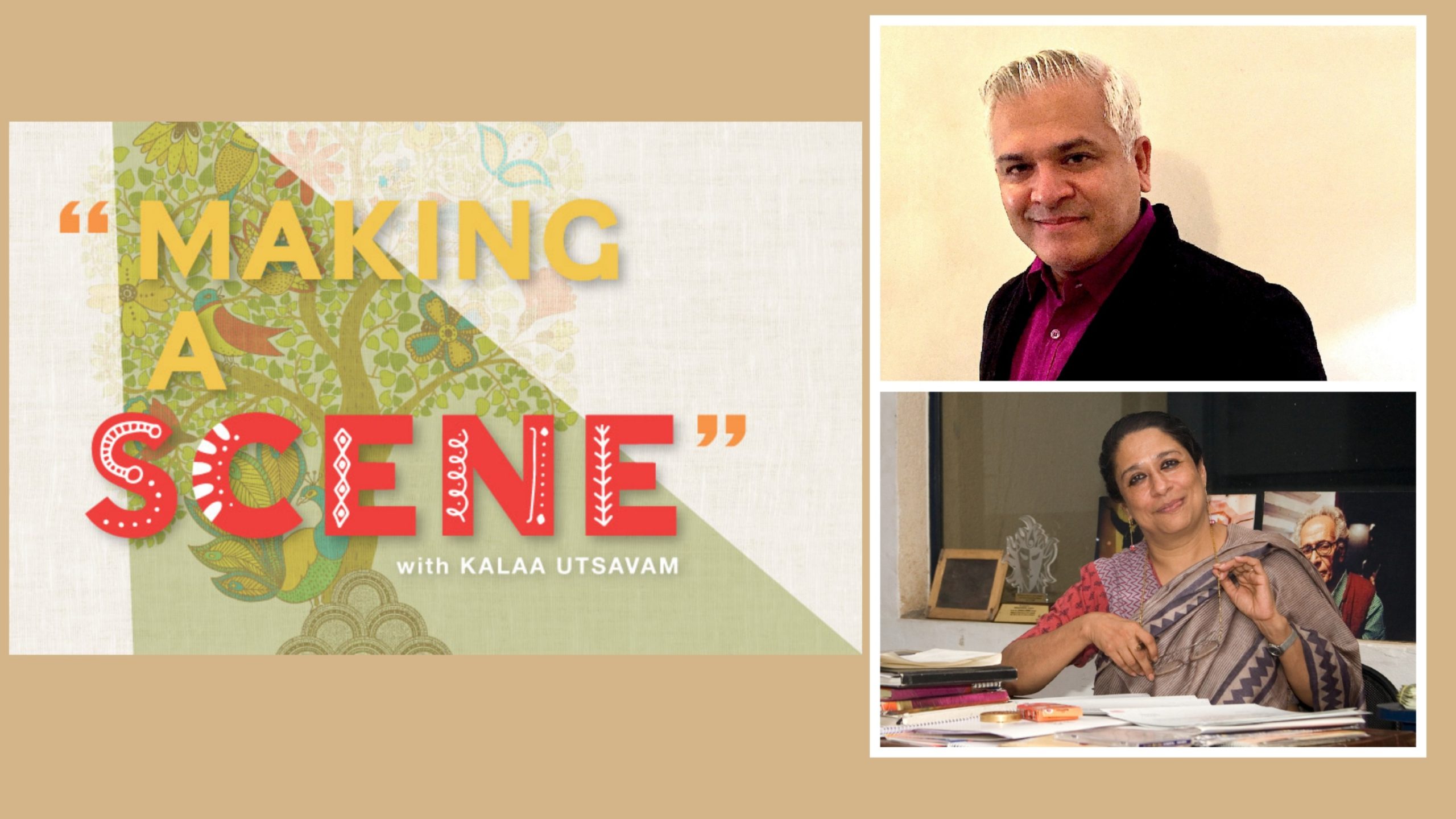 Theatre director Atul Kumar and actress Arundhati Nag explore theatre in India in Making A Scene with Kalaa Utsavam