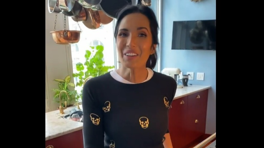 Padma Lakshmi cooks up a special Indian meal to mark inauguration day for Vice-President elect Kamala Harris