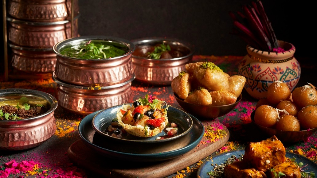 Tiffin Room at Raffles Hotel Singapore gets ready to celebrate the colours of Holi
