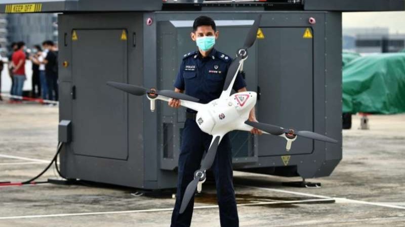 Singapore police to get tech boost; cameras, drones, training bots for crime busting