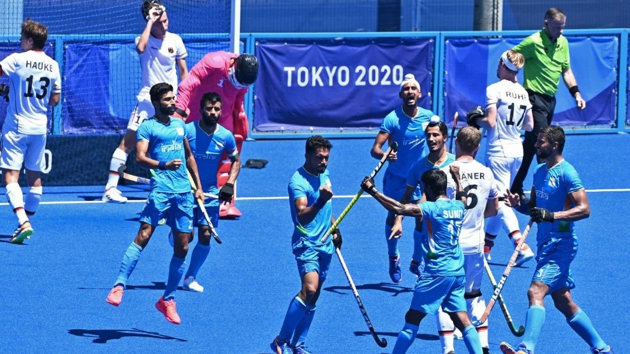 Indian men’s hockey team defeats Germany 5-4 to secure Olympic bronze medal