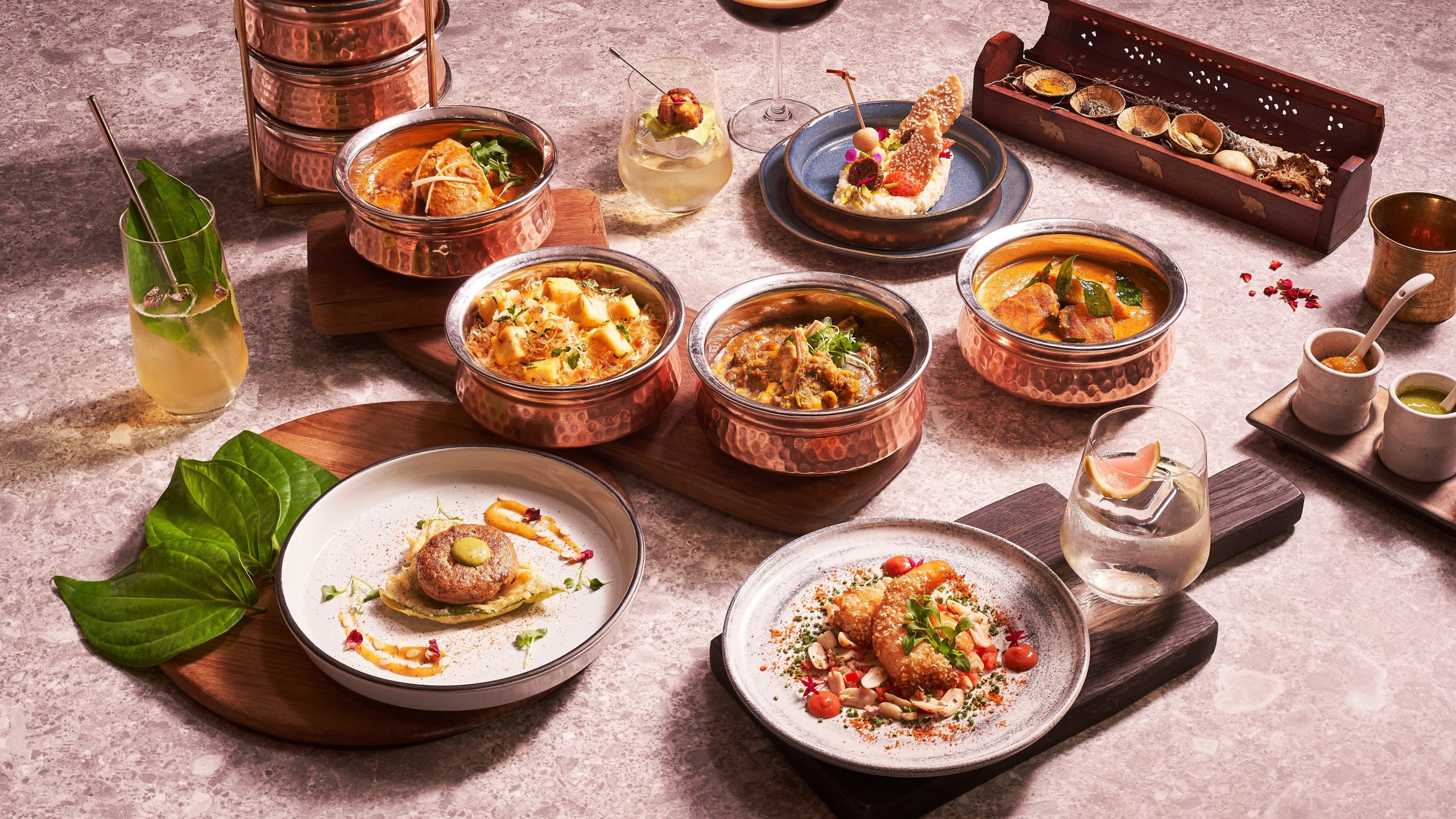 Tiffin Room, Elephant Room collaborate to offer a feast of India-inspired cuisine and cocktails