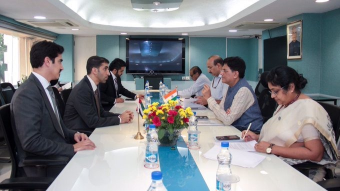 UAE’s Thani Al Zeyoudi meets India’s Piyush Goyal to discuss bilateral trade, investment
