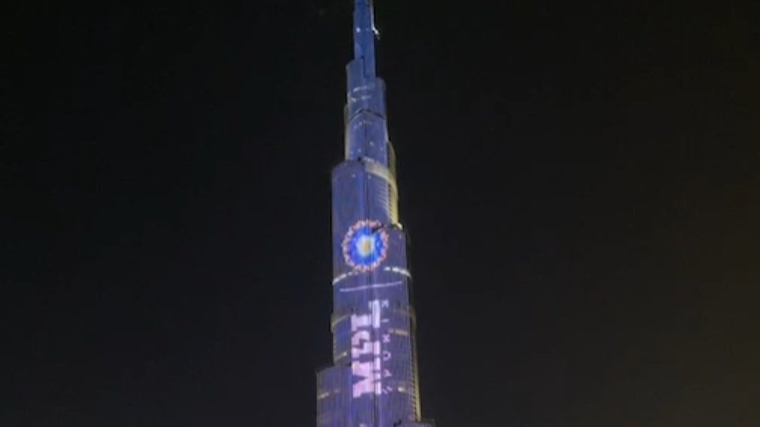 Burj Khalifa light show displays Team India’s new jersey ahead of T20 World Cup