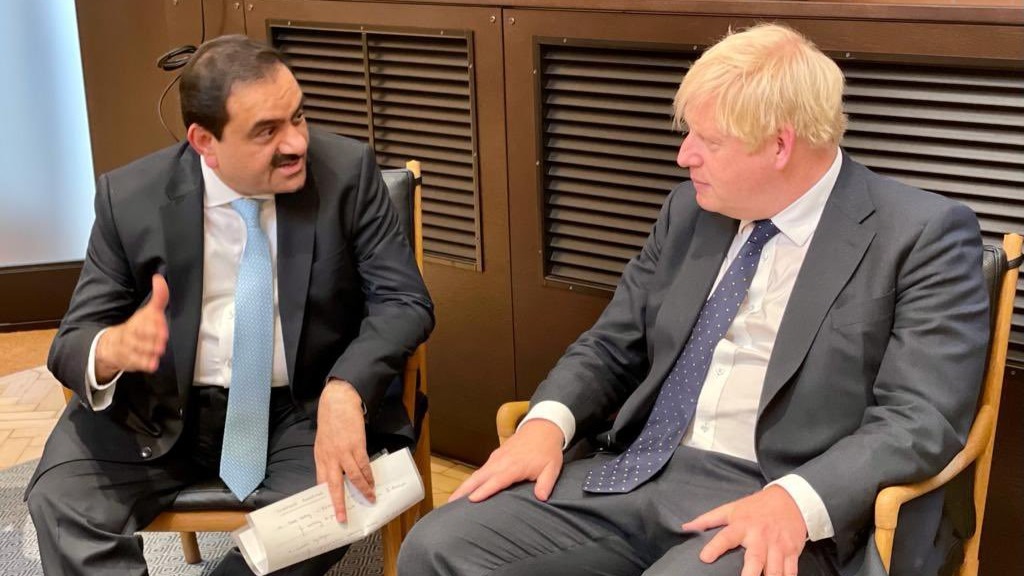 Gautam Adani commits USD 70 bn to clean energy in meeting with UK PM