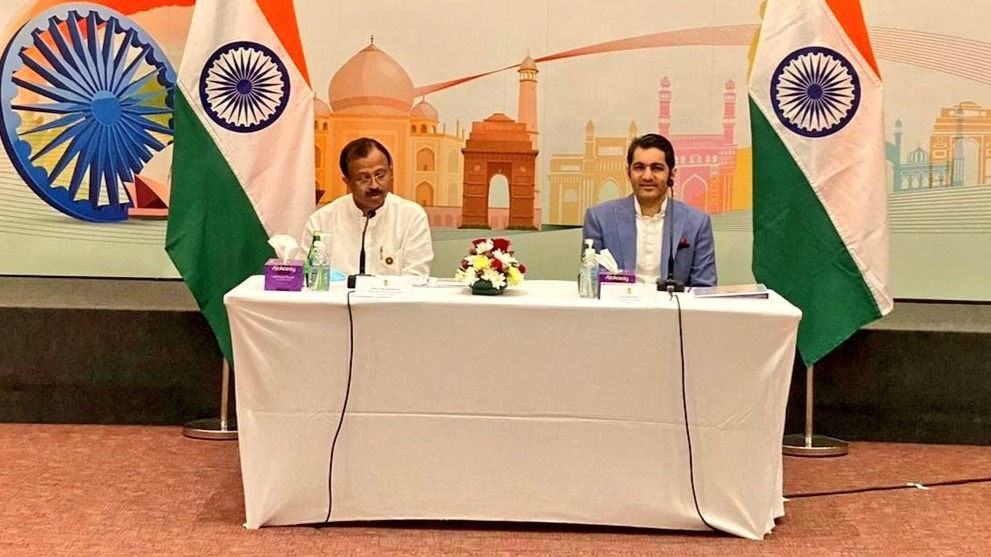 Indian Minister Muraleedharan in Dubai for Abu Dhabi Dialogue
