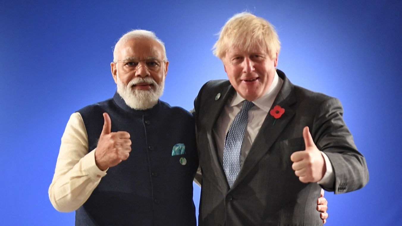 Johnson, Modi launch Green Grid Initiative at COP26 summit