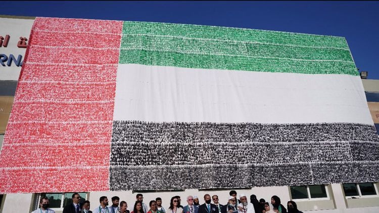 UAE: Indian school group enters Guinness record with massive handprint mural