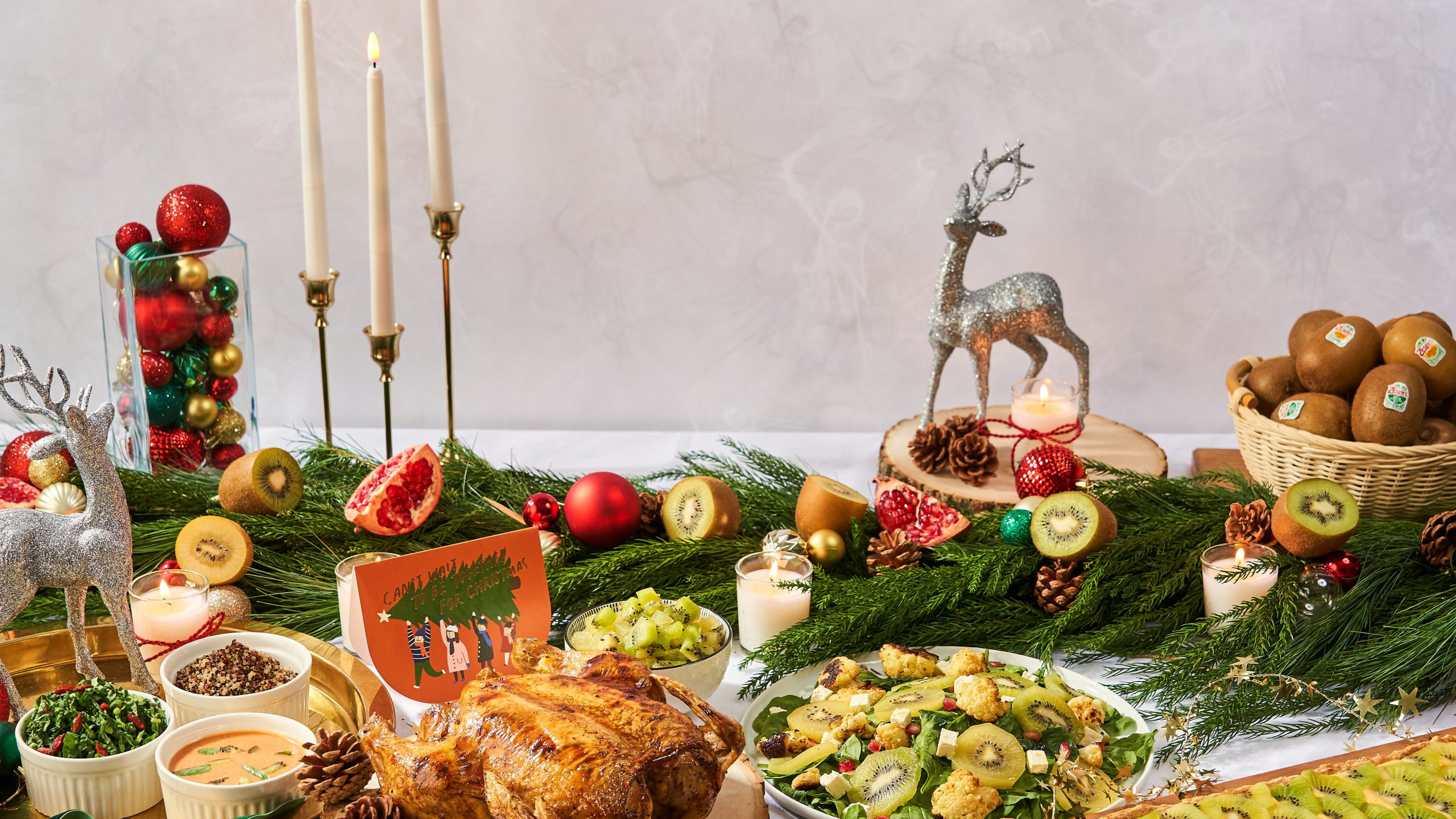 Chef Angela May presents a Zesty Zespri three-course Kiwi-mas feast