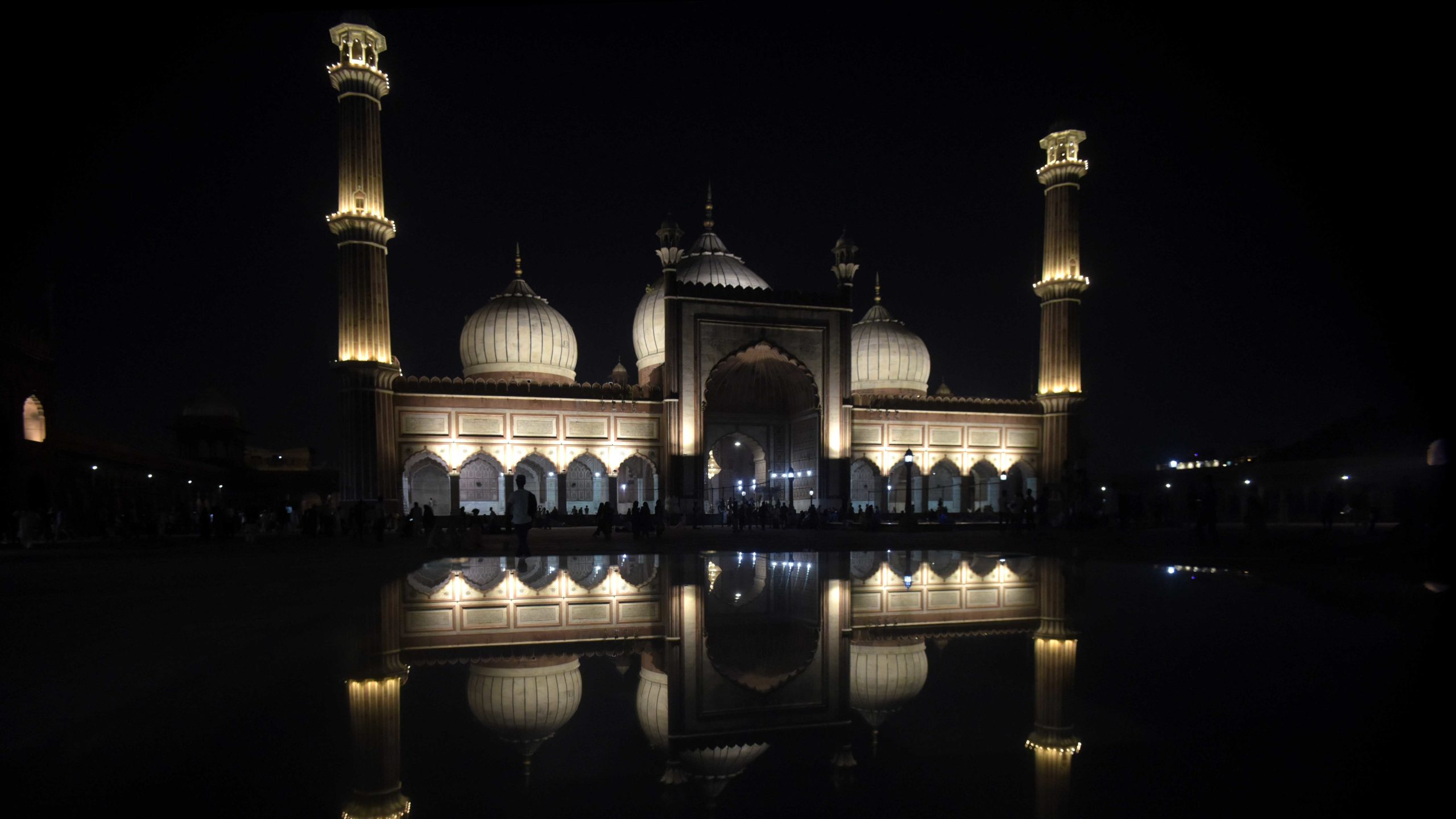 In Pics: Jama Masjid illuminated on the eve of the holy month of Ramadan