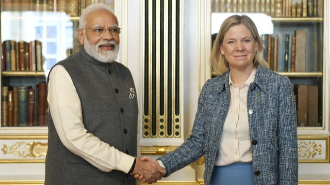 India, Sweden vow to strengthen bilateral ties
