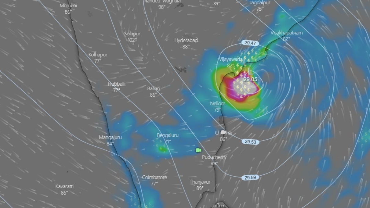 Cyclone Asani inches closer to east coast, may recurve