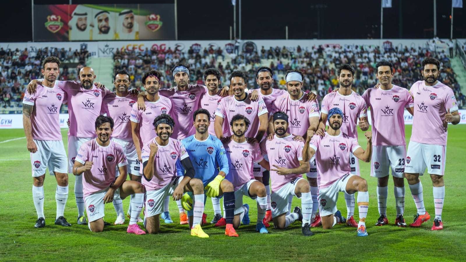 Bollywood stars play friendly  ‘Celebrity Football Cup 2022’ match in Dubai