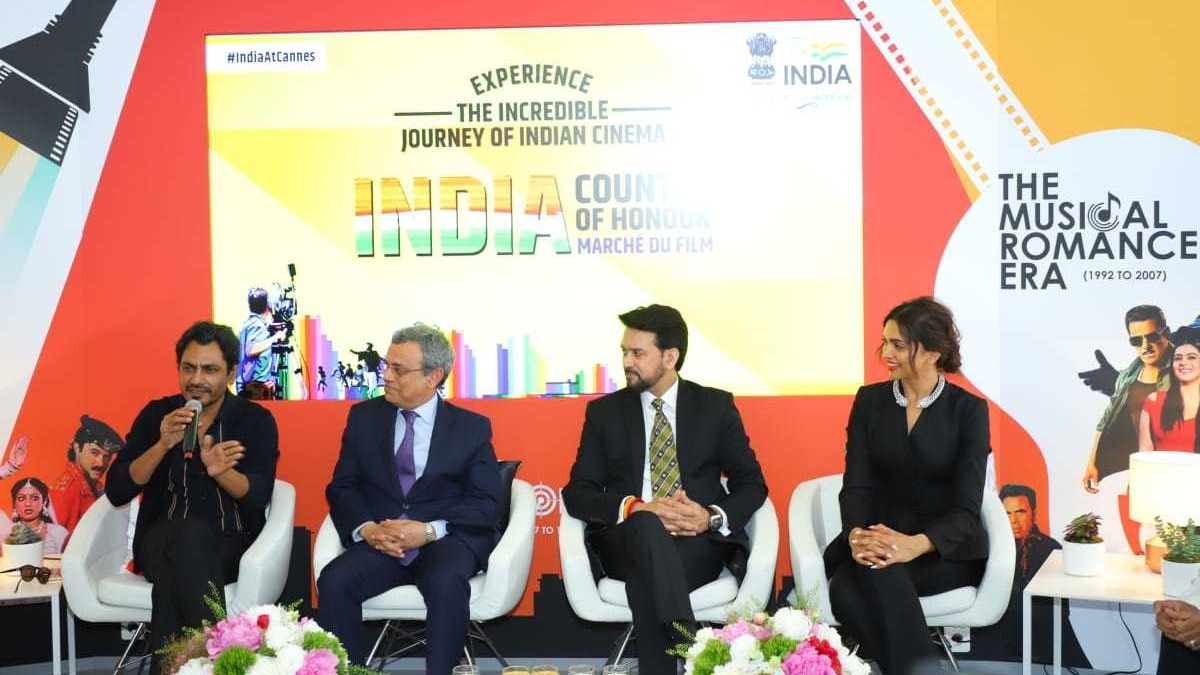 Indian delegates launch 53rd International Film Festival of India, Goa poster in Cannes