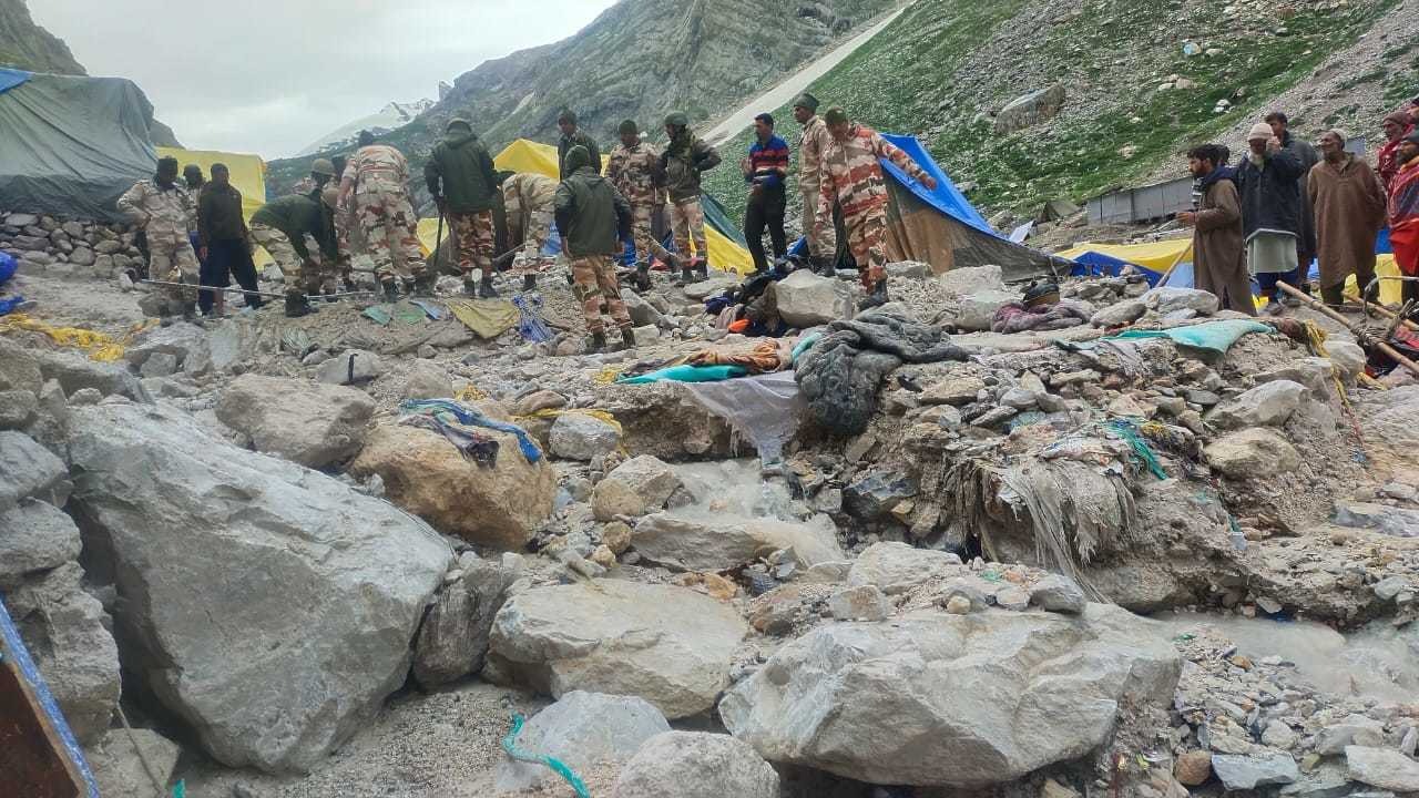 Amarnath Yatra partially resumes amid rescue operations