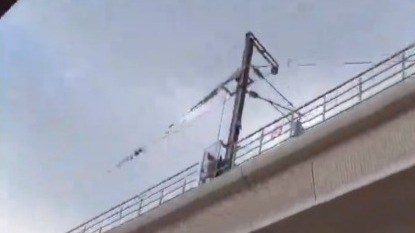 Watch: Viral video of man walking on metro track in Delhi