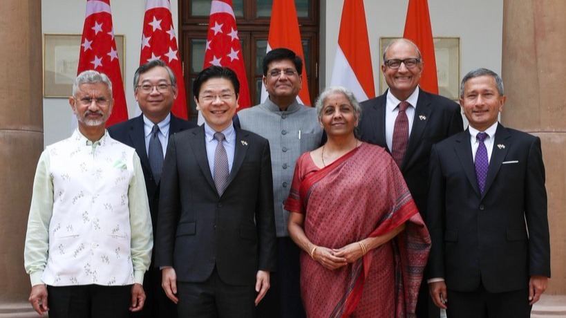 India, Singapore unveil roadmap to boost economic ties