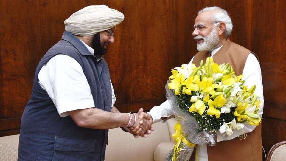 Amarinder brings Punjab Lok Congress to join BJP