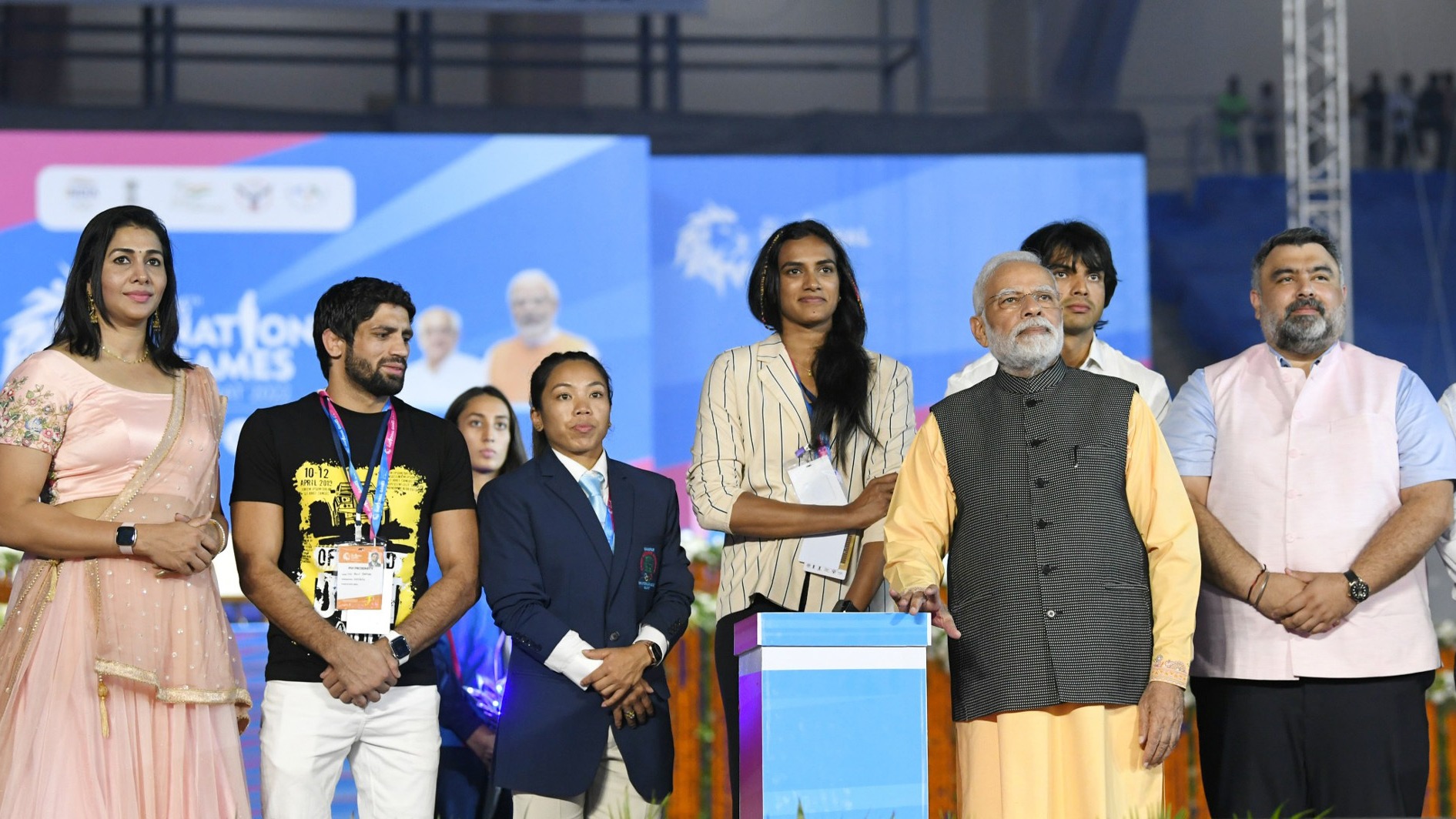 Modi flags off National Games, launches projects in Gujarat