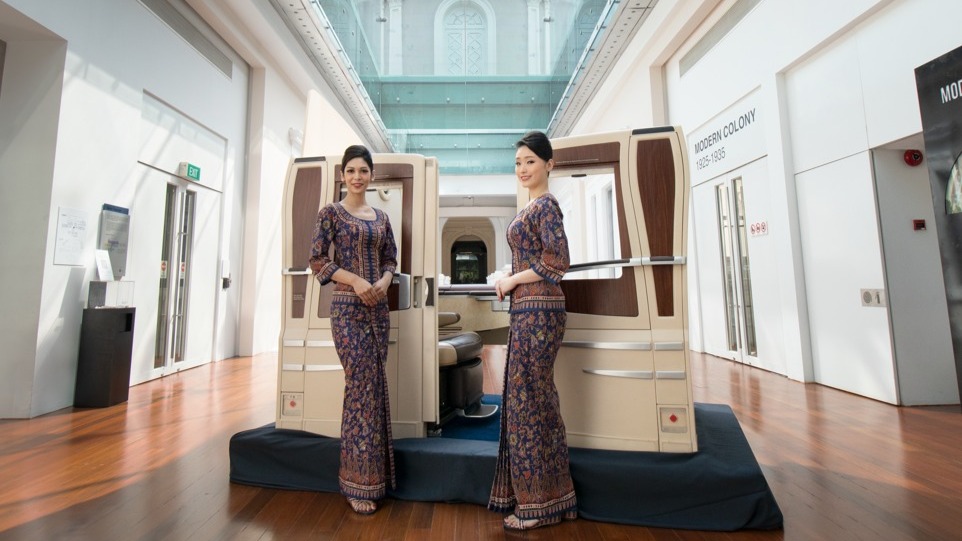 Singapore Airlines’ A380 seats on display in national museum