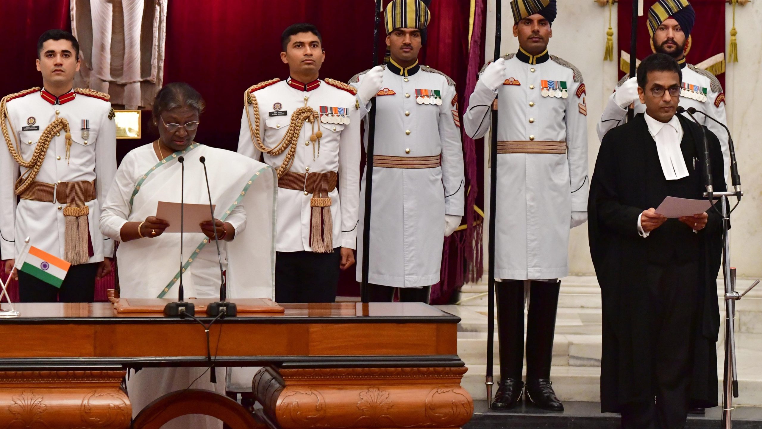 Justice DY Chandrachud takes oath as Chief Justice of India