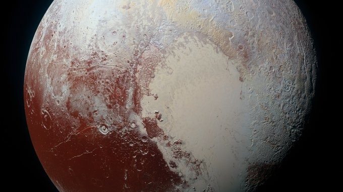 NASA posts Pluto’s pics; shows its true colours