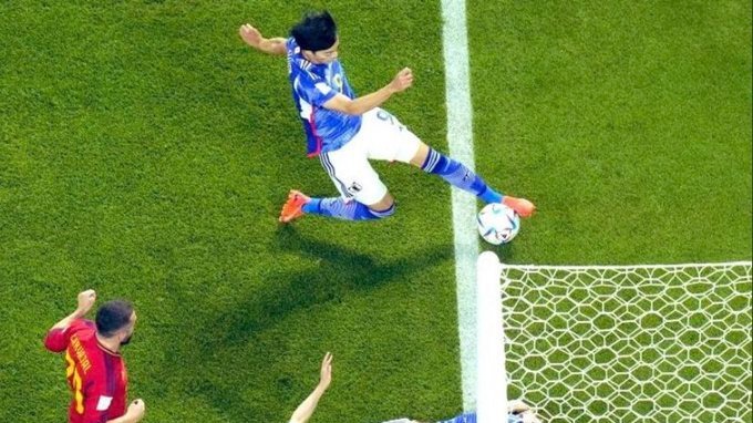 VAR allowed Japan’s goal to stand; Twitter reacts