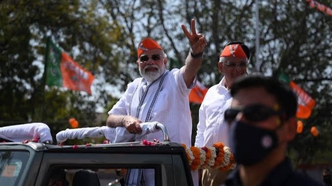 Modi magic in full swing as BJP seals record win in Gujarat; Congress clinches Himachal