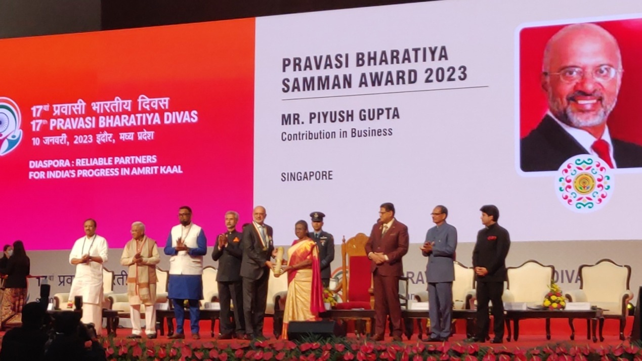 DBS CEO Piyush Gupta among 27 NRIs Pravasi Bharatiya Samman awardees