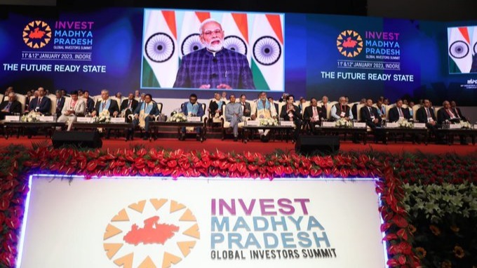PM Modi addresses Global Investors’ Summit 2023 in Indore