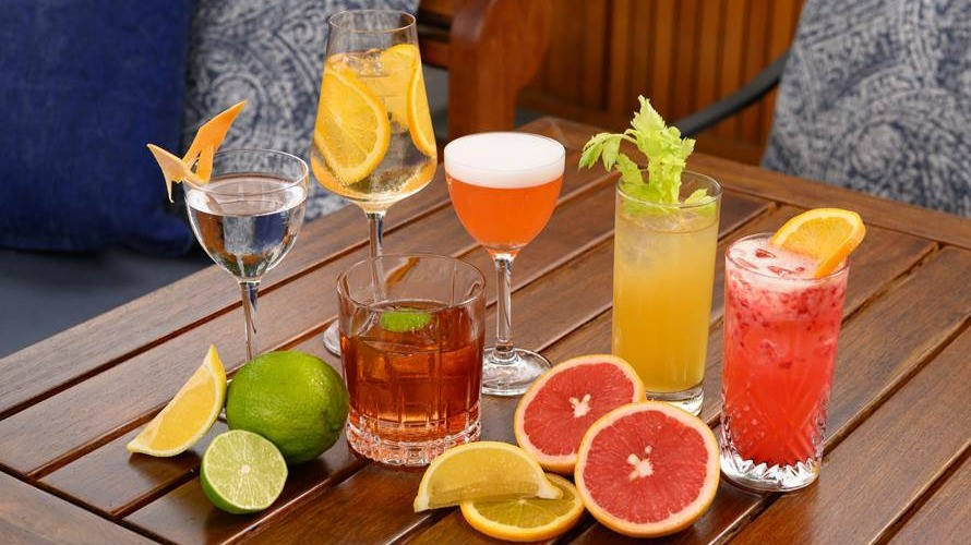 Raffles Courtyard presents a refreshing array of Botanical Gin Cocktails with Tanqueray
