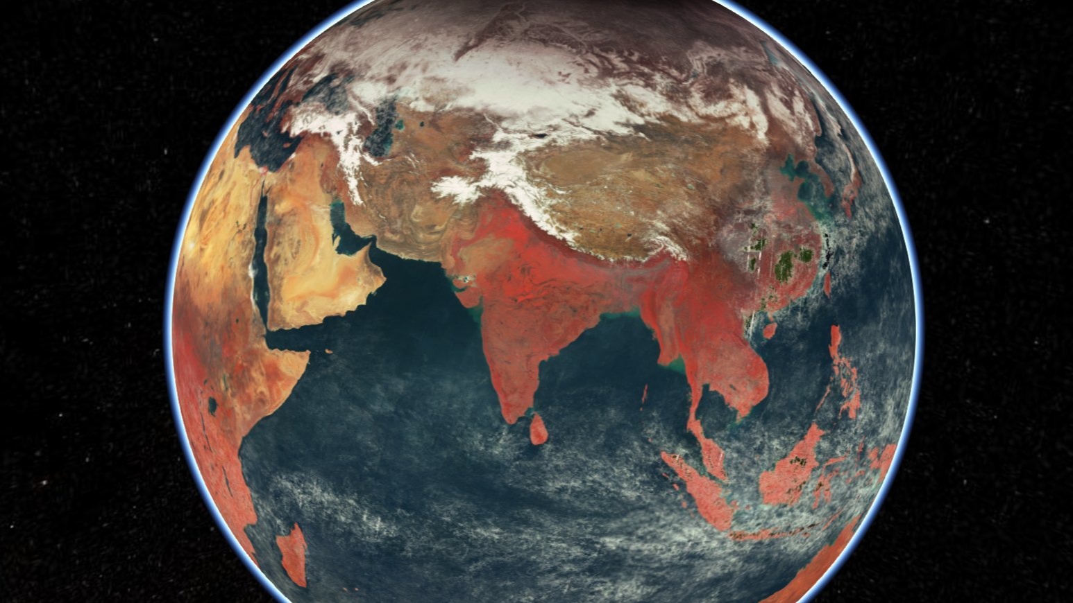 Stunning ISRO images show Earth from space