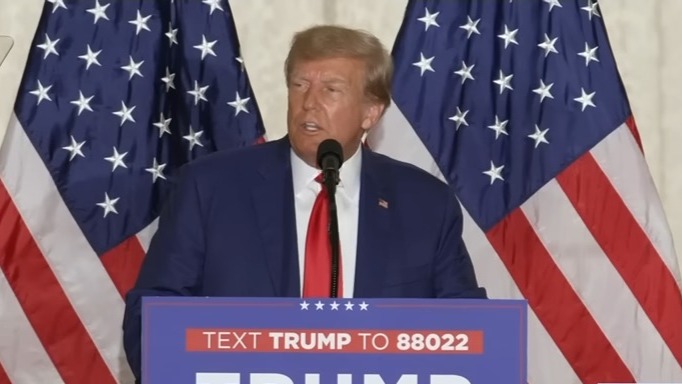 Donald Trump calls felony charges ‘massive election interference’ in his Florida speech