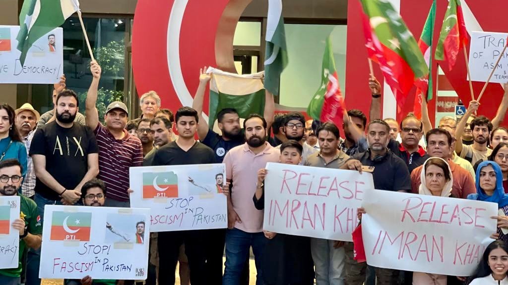 Pakistan diaspora protests worldwide against Imran Khan’s arrest
