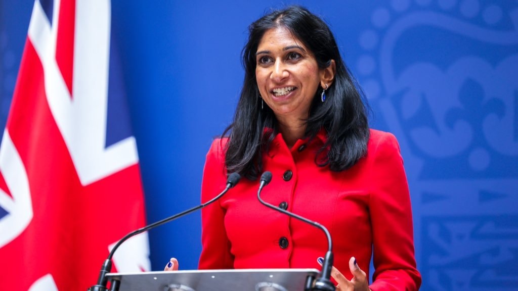 British-Indian Home Secretary Suella Braverman sounds warning about mass immigration